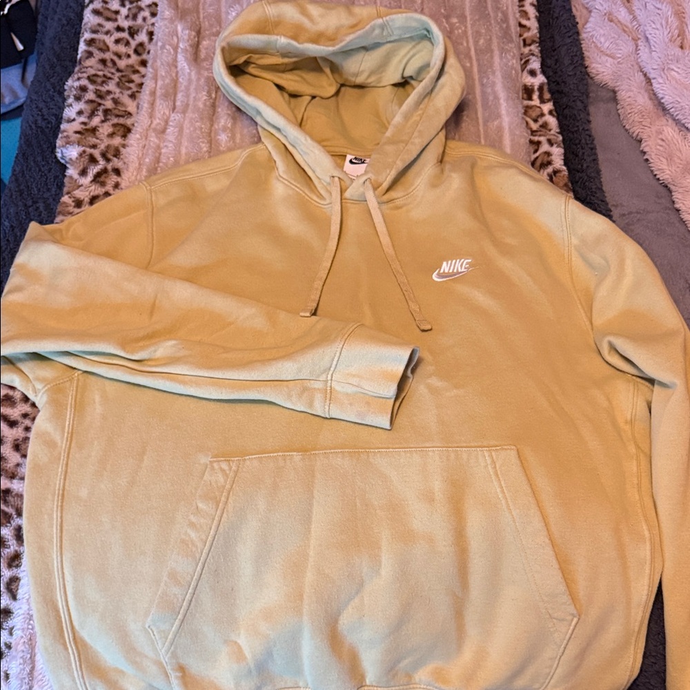 Nike Men's Light Green Hoodie